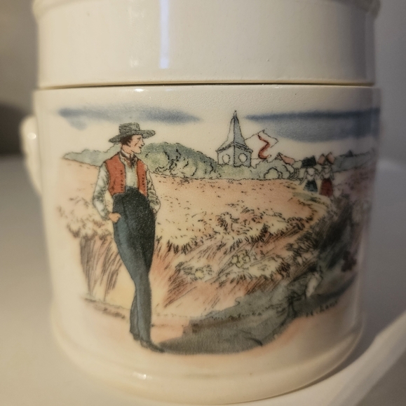 Sarreguemines Obernai Foie Gras Terrine Alsatian France Antique - Picture 11 of 11